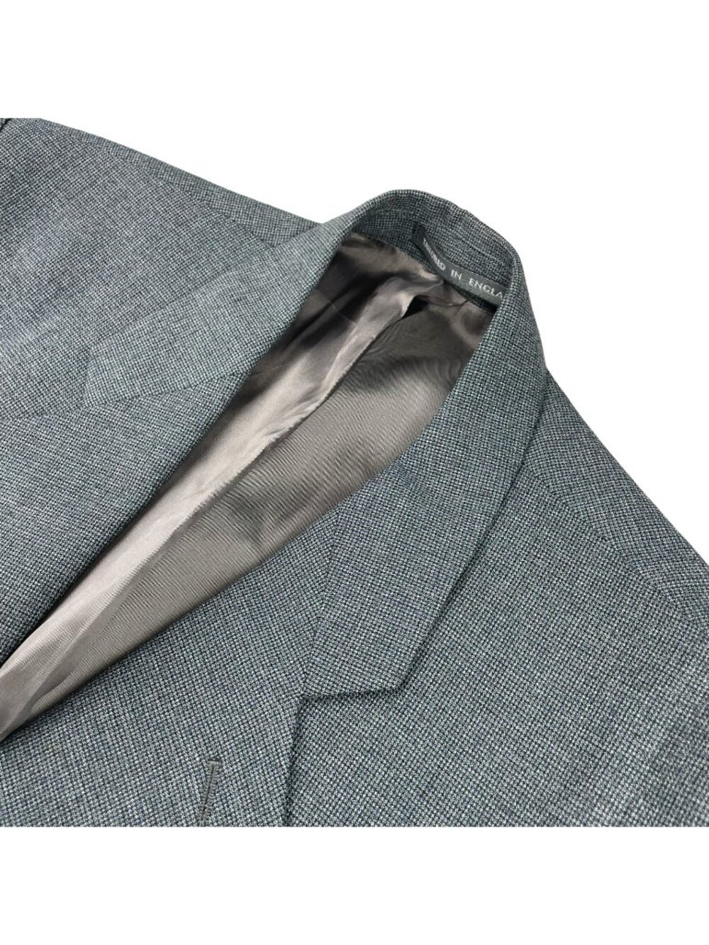 Alexandre London Men's Bespoke Wool Blend 1-Button Blazer Gray • England • 42S